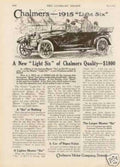 Chalmers Light Six Vintage Retro Advert Ads A4 Photo Print