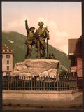 Chamonix Chamonix Valley Vintage A4 Photo Print