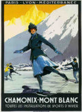 Chamonix Mont Blanc Vintage Advert A4 Photo Print