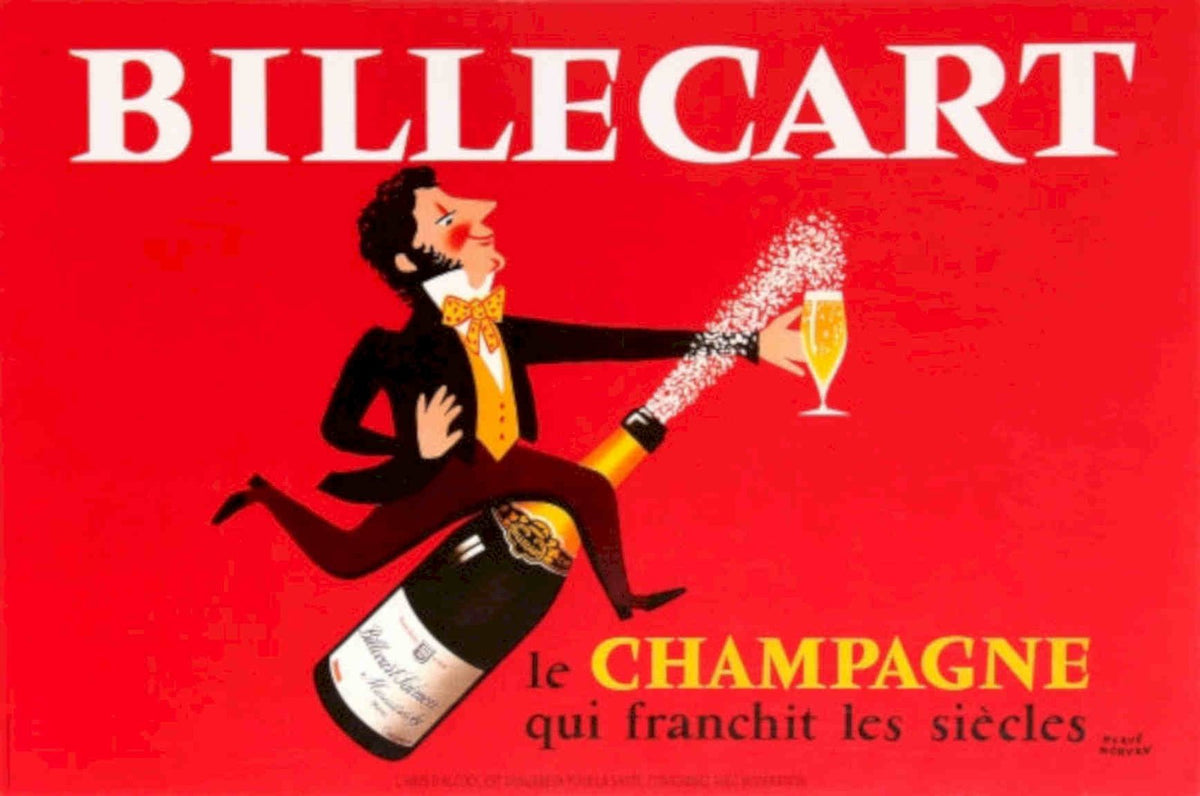 Champagne Bottle Rose Vintage Retro Advert Poster A4 Photo Print