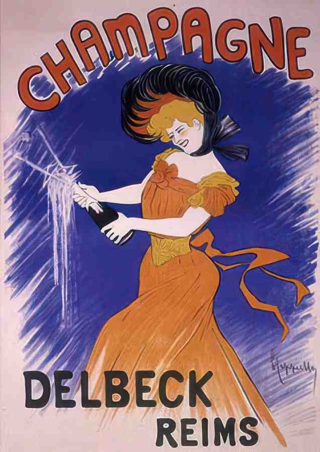 Champagne Cappiello Vintage Advert A4 Photo Print