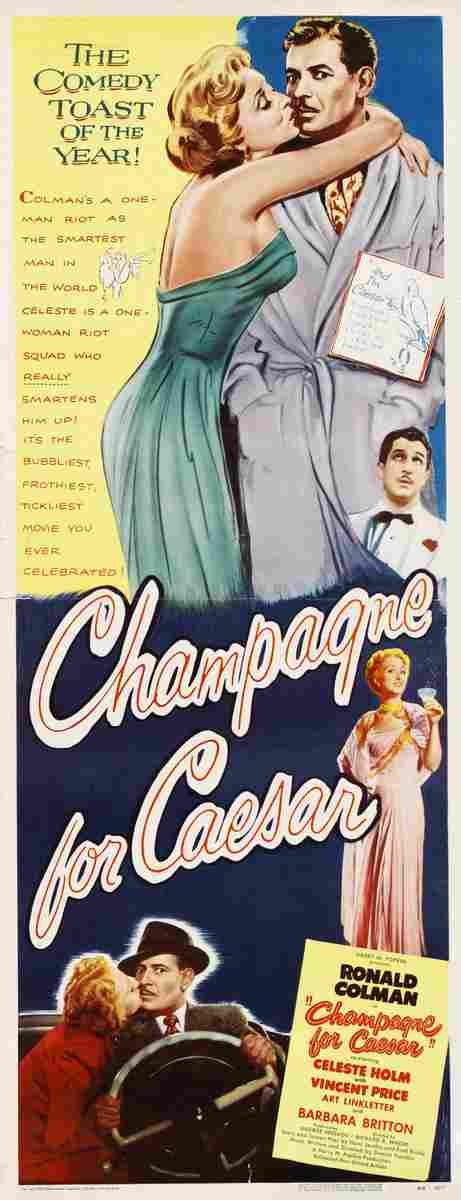 Champagne for Caesar 01  film star poster A4 Photo Print