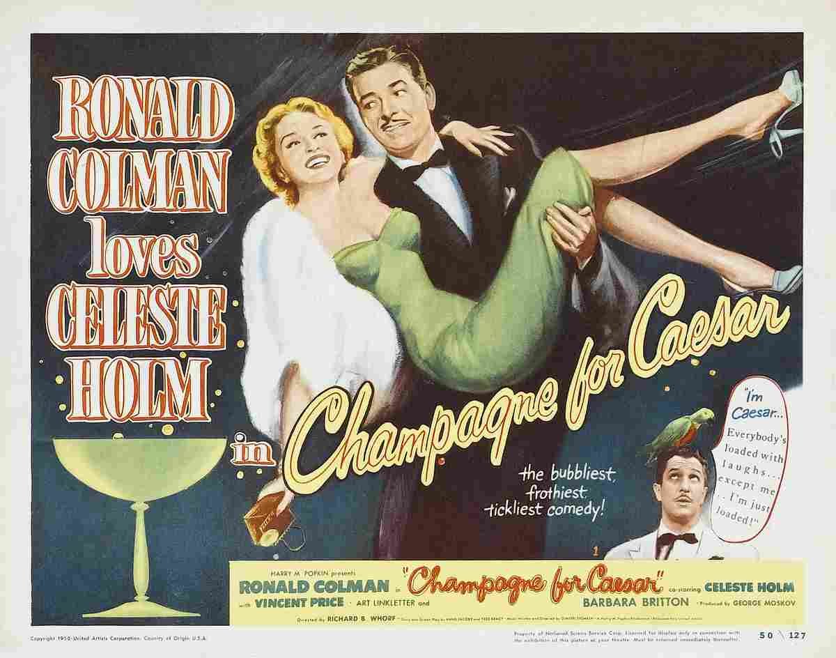 Champagne for Caesar 02  film star poster A4 Photo Print