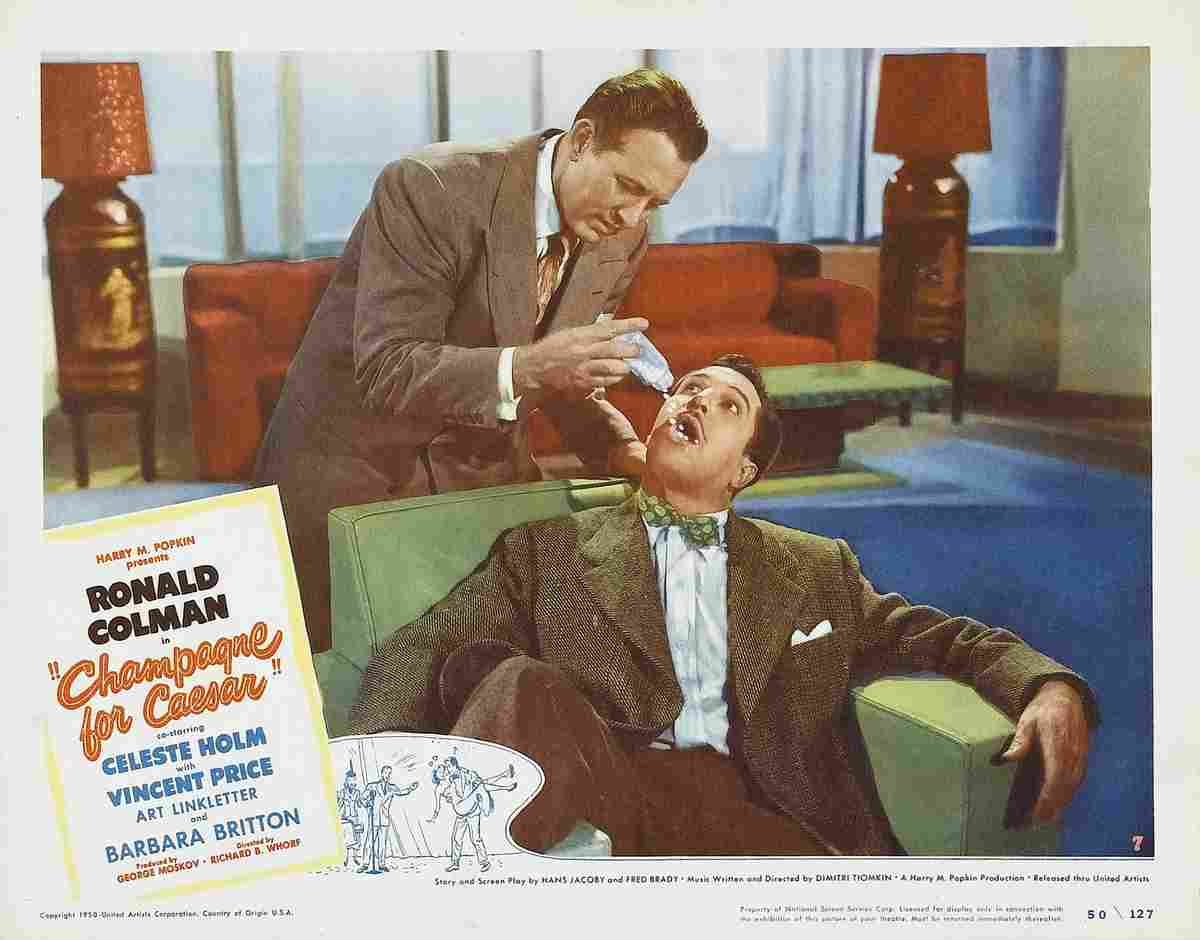 Champagne for Caesar 05  film star poster A4 Photo Print