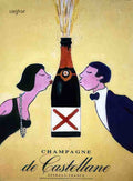 ChampagneCastellanebySavignac Vintage Advert A4 Photo Print