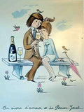 ChampagnebyPeynet Advert A4 Photo Print