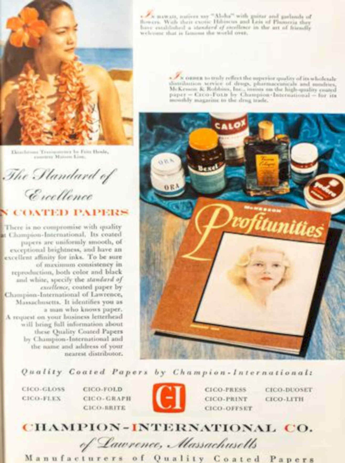 Champion Papers Profitunities Vintage Retro Advert Poster A4 Photo Print