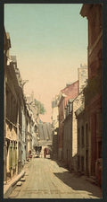 Champlain Street Quebec Vintage A4 Photo Print