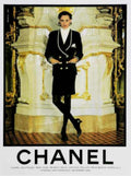 Chanel Blazer Fireplace Vintage Retro Advert Ads A4 Photo Print