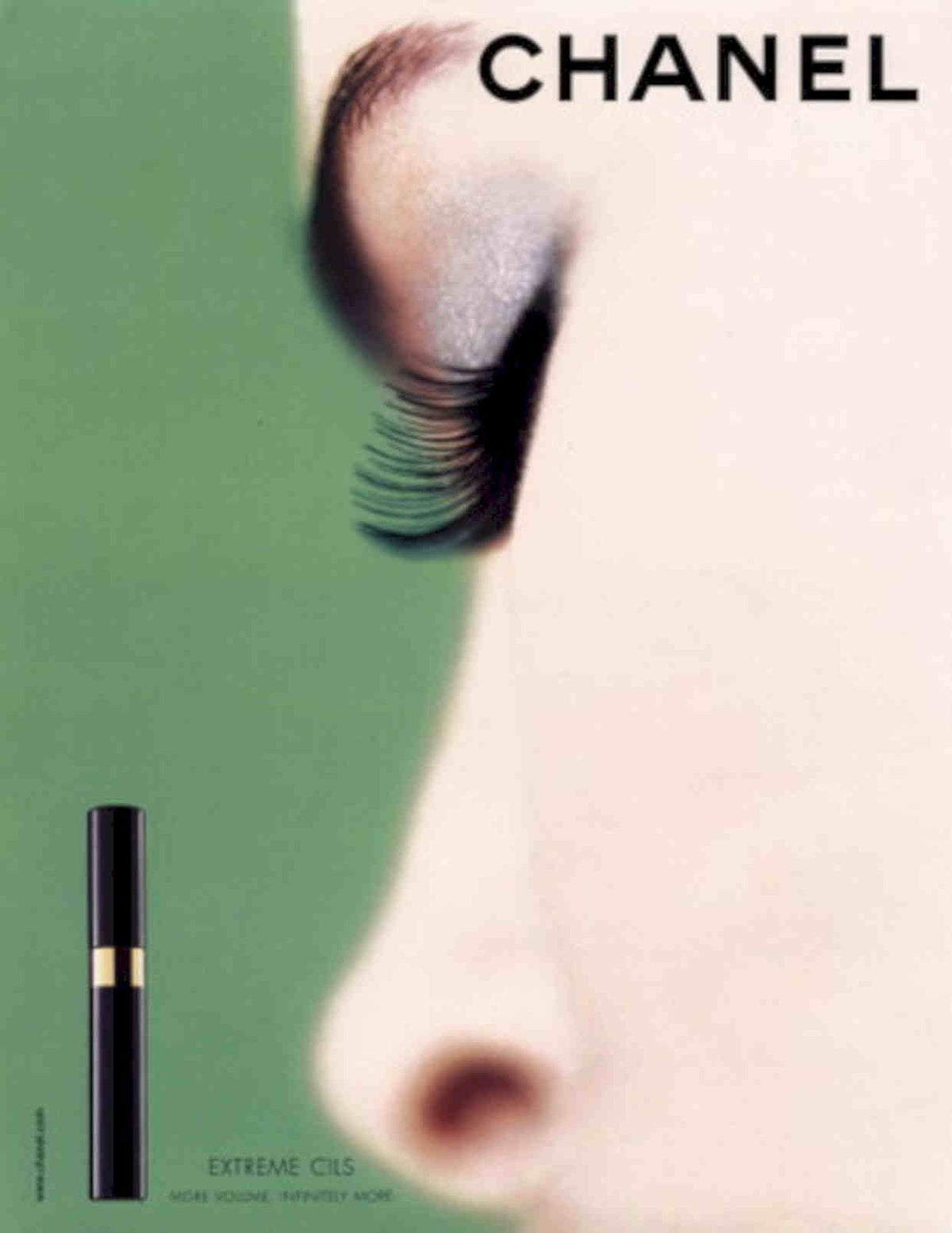 Chanel Extreme Lash Vintage Retro Advert Poster A4 Photo Print