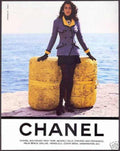 Chanel Jacket Beach Vintage Retro Advert Ads A4 Photo Print