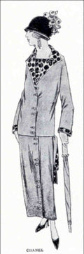 Chanel Suit Hat Vintage Retro Advert Poster A4 Photo Print