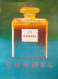 ChanelBluGrLg2 Vintage Advert A4 Photo Print