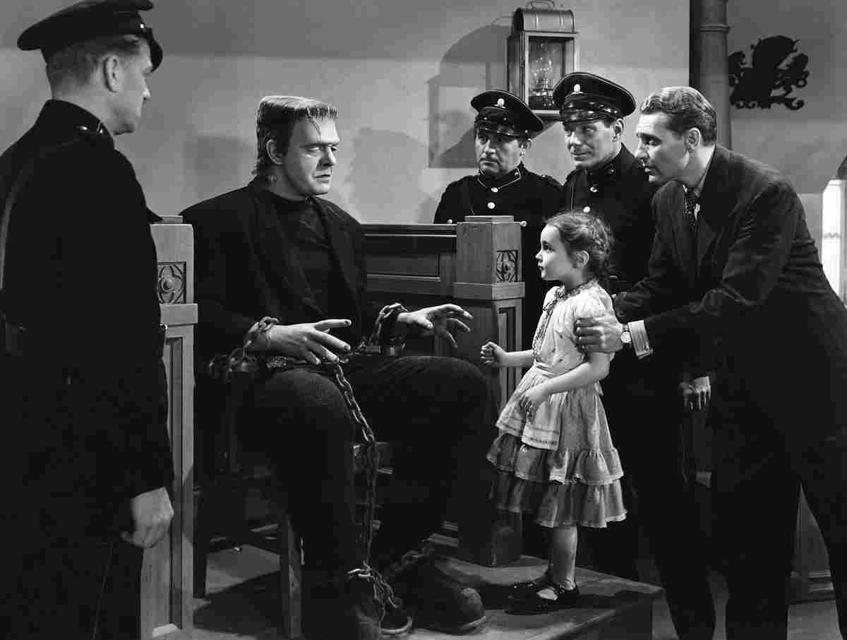Chaney Jr Lon Ghost of Frankenstein The 5 film star poster A4 Photo Print