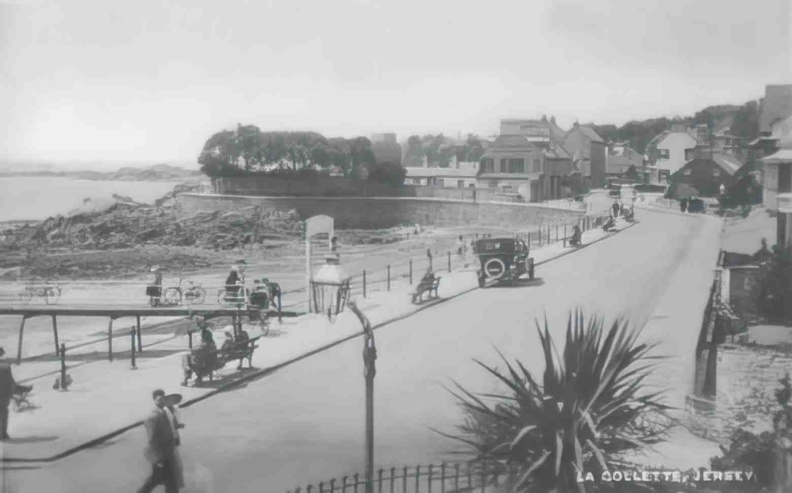 Channel Islands Jersey La Collette Vintage A4 Photo Print