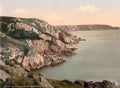 Channel Isles Guernsey Coast at the Gouffre Vintage A4 Photo Print