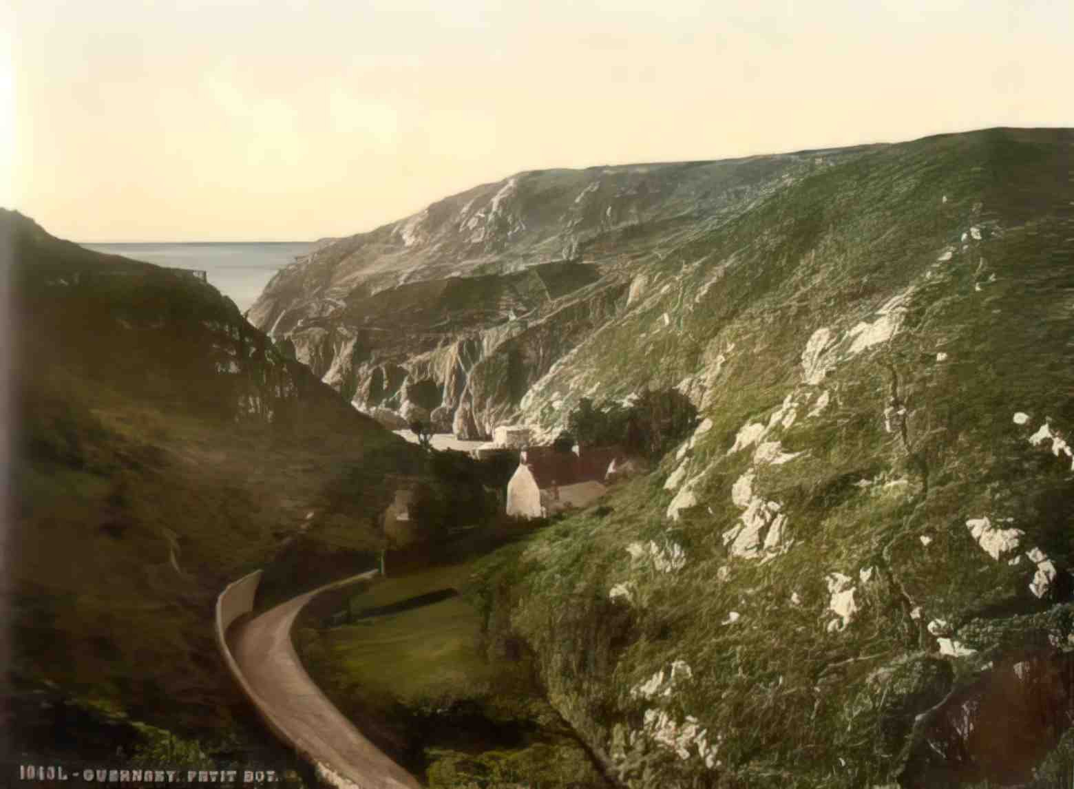 Channel Isles Guernsey Petite Bot Vintage A4 Photo Print