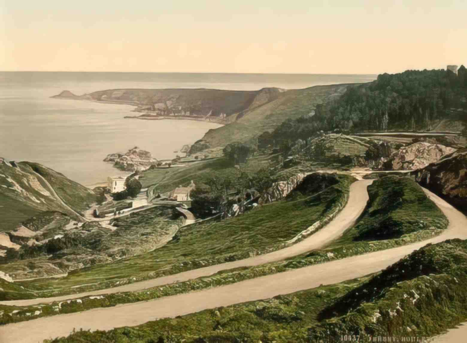 Channel Isles Jersey Bouley Vintage A4 Photo Print