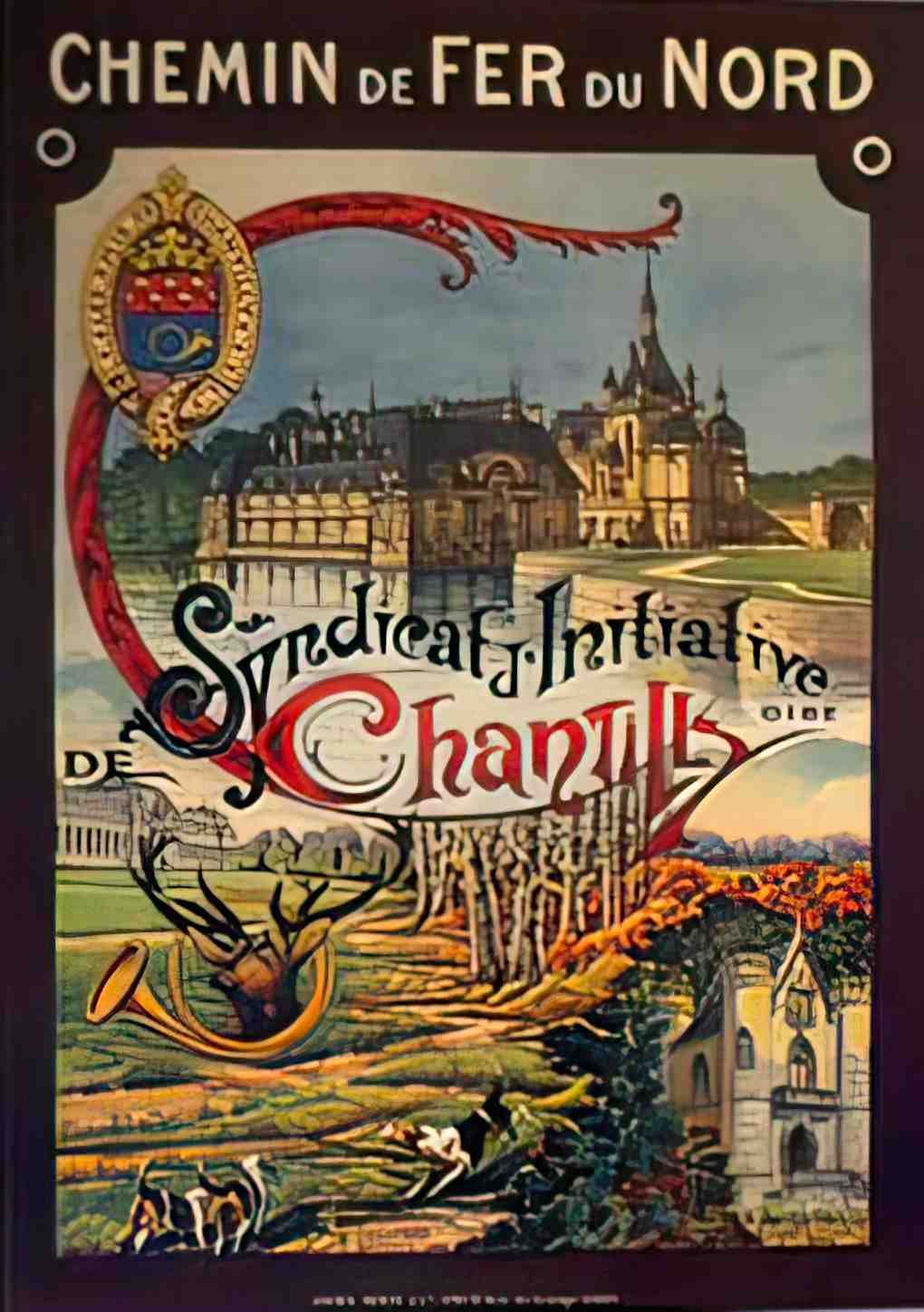 Chantilly Advert A4 Photo Print