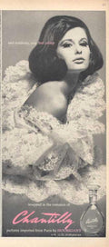 Chantilly Perfume Ad Vintage Retro Advert Ads A4 Photo Print