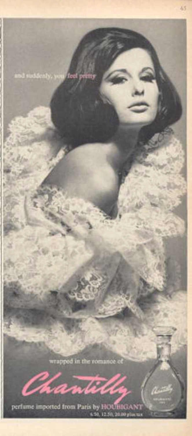 Chantilly Perfume Ad Vintage Retro Advert Ads A4 Photo Print