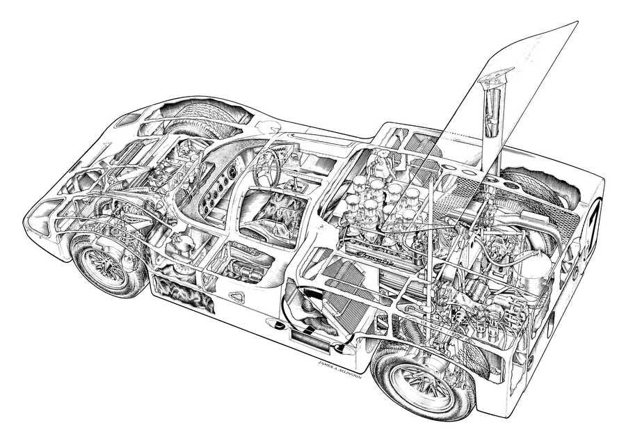 Chaparral 2F cutaway A4 Photo Print