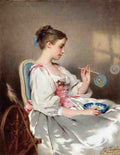 Chaplin Charles Blowing Bubbles A4 Photo Print