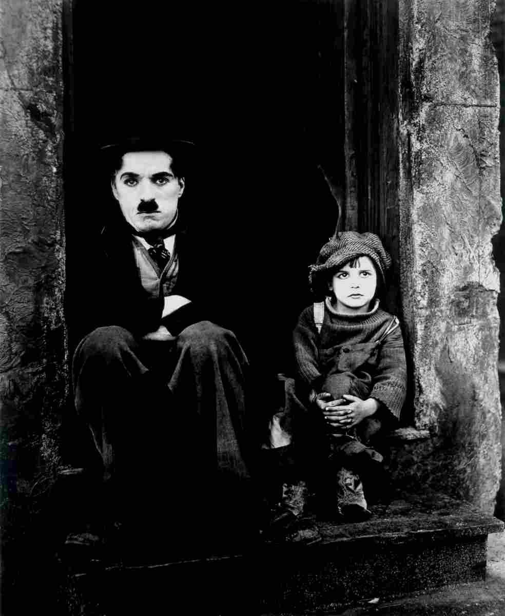 Chaplin Charlie Kid The 1 film star poster A4 Photo Print