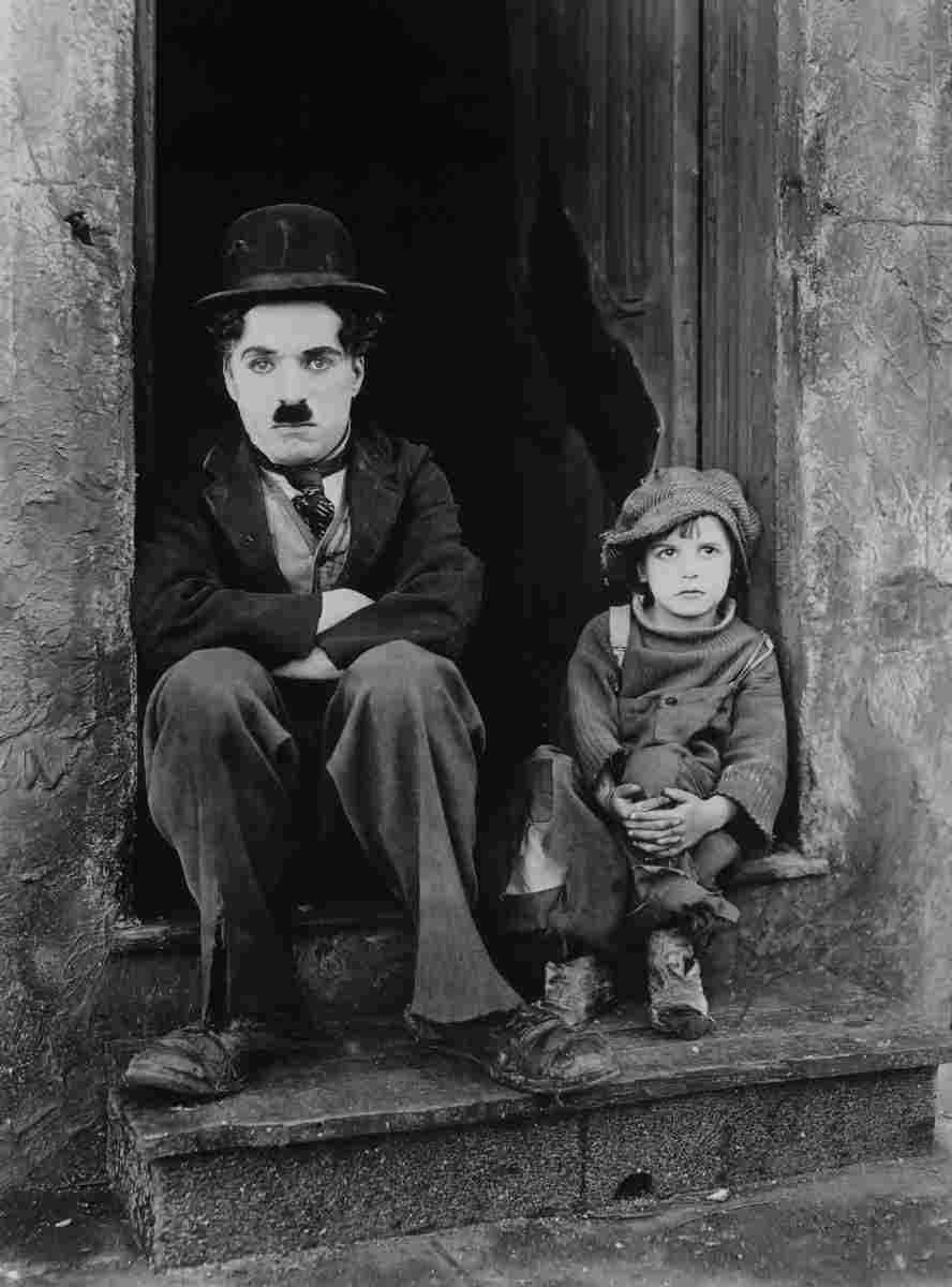 Chaplin Charlie Kid The 1A film star poster A4 Photo Print