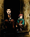 Chaplin Charlie Kid The 1C film star poster A4 Photo Print