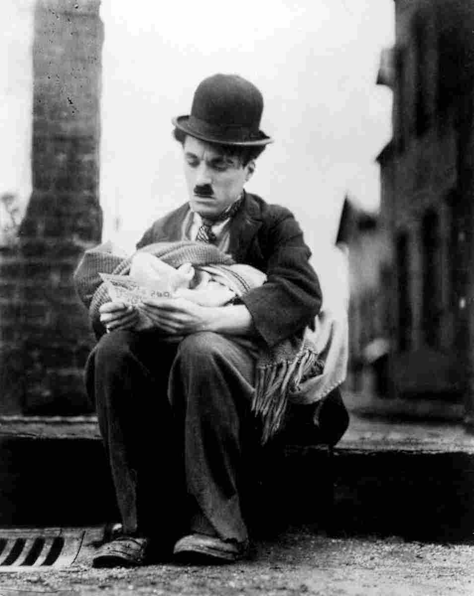 Chaplin Charlie Kid The z1 film star poster A4 Photo Print