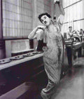 Chaplin Charlie Modern Times 2 film star poster A4 Photo Print