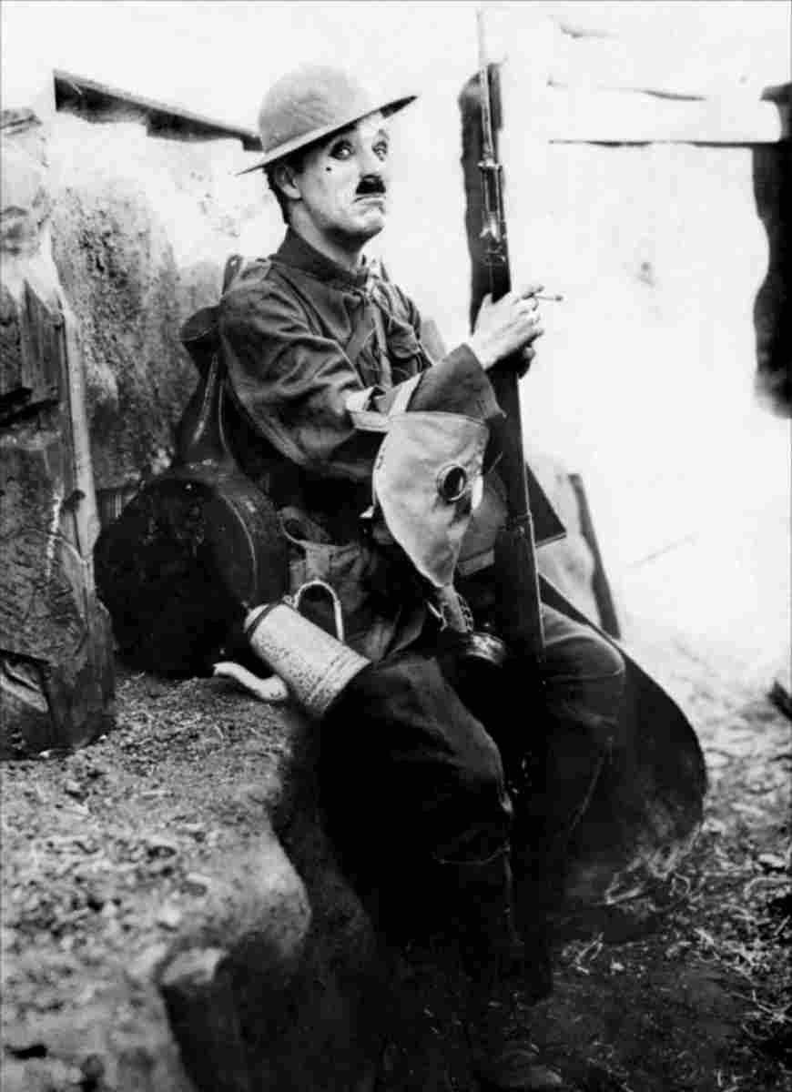 Chaplin Charlie Shoulder Arms 5 film star poster A4 Photo Print