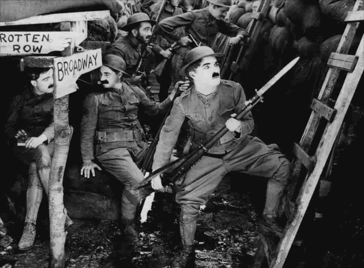 Chaplin Charlie Shoulder Arms 6 film star poster A4 Photo Print