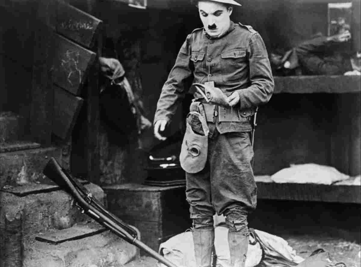 Chaplin Charlie Shoulder Arms z1 film star poster A4 Photo Print