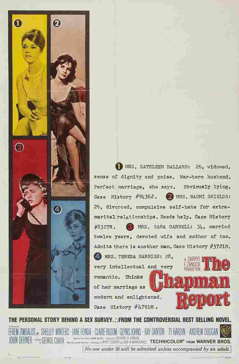 Chapman Report The 01  film star poster A4 Photo Print