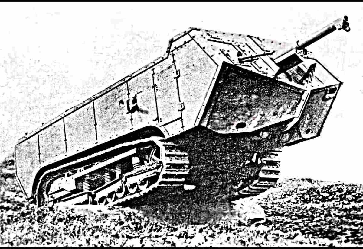 Char Dassault St Chamond 2 (2) Military A4 Photo Print