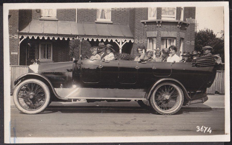 Charabanc By Mayell Villa Hampstead House Vintage A4 Photo Print