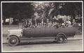Charabanc In A Road By Trees Vintage A4 Photo Print