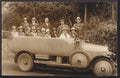 Charabanc The Clifton Greys At Cheddar Goughs Cave Vintage A4 Photo Print