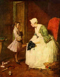 Chardin Jean Baptiste French Painting 1931 The Admonition A4 Photo Print