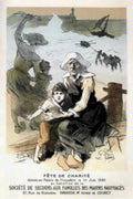 Charity Rescue Sea Vintage Retro Advert Poster A4 Photo Print