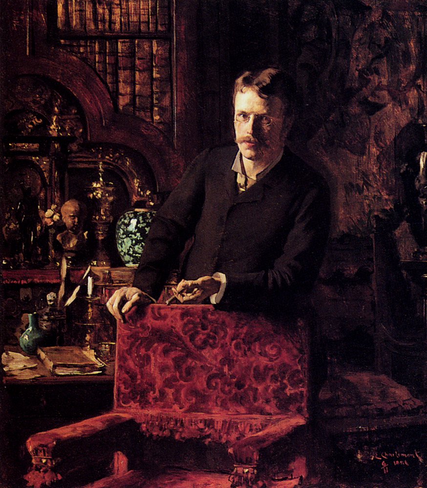 Charlemont Eduard A Gentleman In An Interior Art A4 Photo Print UK