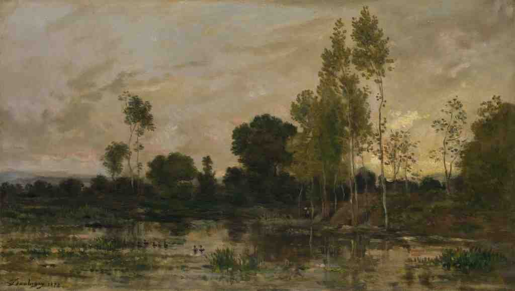 Charles Francois Daubigny Alders A4 Photo Print
