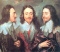 Charles I In Three Positions Cgf A4 Photo Print