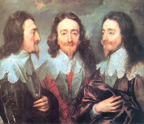 Charles I In Three Positions Cgf A4 Photo Print