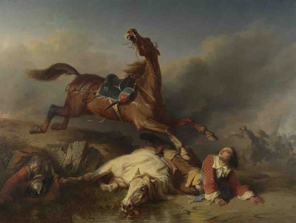 Charles Philogene Tschaggeny An Episode on the Field of Battle A4 Photo Print