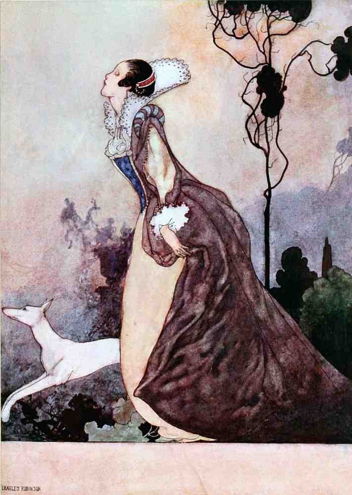 Charles Robinson 1011 Vintage Illustration A4 Photo Print