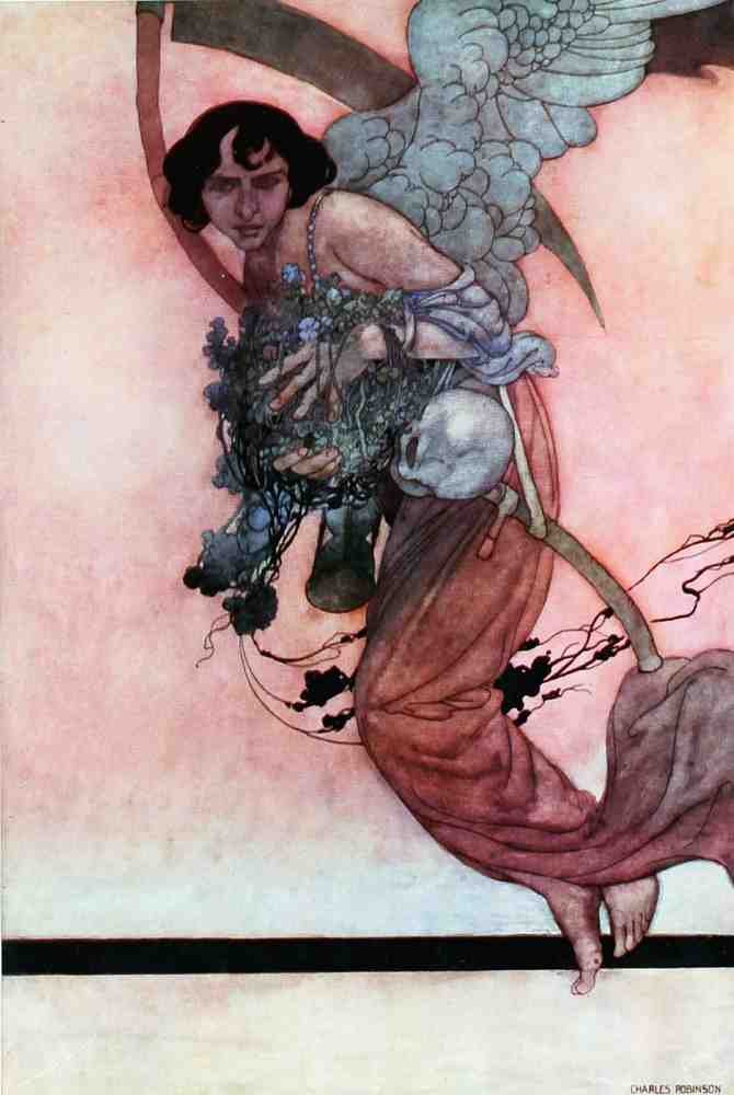 Charles Robinson 1012 Vintage Illustration A4 Photo Print
