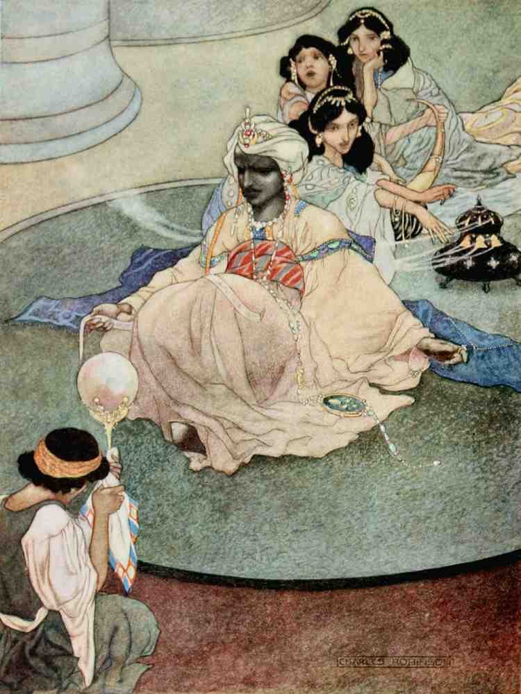 Charles Robinson 1022 Vintage Illustration A4 Photo Print